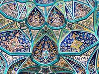 Patience, devotion and hard work resulted in one of the most beautiful handicrafts and decoration on tiles. A masterpiece from Tehran, Iran (Twitter)