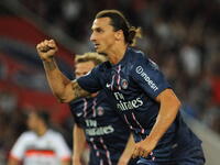 Zlatan Ibrahimovic gives goals to the French team, signed over to PSG 2012