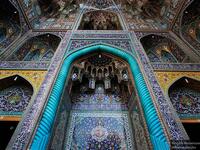 Marvelous mosque in the heart of the Holy Shrine, the Gosharshad mosque (Twitter)