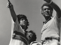 Father, Moustapha Akkad and son, courtesy of Akkad family.