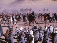 Filming on ‘The Message’
