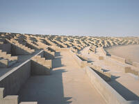 abandoned Dubai amphitheater