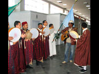 zaffeh Arab wedding march airport lounge