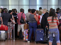 tourist crowds