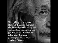 Everything is energy: Einstein
