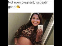 not pregnant fat 