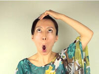 Breathe deep! Try a cooling yoga breathing technique to help lower body heat. Purse your lips and breathe in slowly through your puckered kisser, then exhale through the nose. Mouth-breathing lets your saliva cool the air before it enters your lungs. Not the best look for heat-wave selfies.