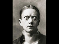 mother glaring angry looks 