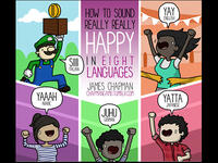 How to sound really happy in Arabic