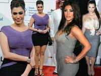 تعد الفنانة البحرينية، فاطمة عبد الرحيم أبرز نجمات على الساحة الفنية الخليجية وتتميز فاطمة بـ ملامحها العربية من حيث الشعر الأسود الحالك والعينان الواسعتان، وبشرتها الخمرية. وهناك الكثير ممن رأوا أنها هناك شبه بينها وبين كيم كارداشيان.