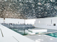 A spectacular interior of the Louvre Abu Dhabi museum art and civilization on the Saadiyat island  (Shutterstock/File Photo)