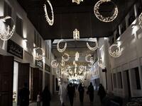 Bahrainis have decorated the old Manama market in Bahrain's capital in order to welcome the Islamic holy month of Ramdan. 
AFP / MOHAMMED AL-SHAIKH

