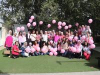 Queen Rania Academy in Jordan made an awareness campaign against breast cancer. (Twitter/QRTAJO)