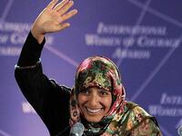 Tawwakkol Karman is a Yemeni journalist, politician, and human rights activist, Karman was the first Arab woman to win a Nobel Peace Prize. She works to achieve freedom of speech in Yemen, and founded the campaign group Women Journalists Without Chains in 2005. She led a series of protests calling for the overturn of corrupt governments. (AFP)