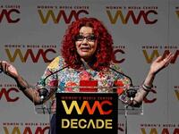 Mona Eltahawy is an Egyptian journalist was arrested in 2011 during the Tahrir Square protests, and held at Egypt's Interior Ministry. Major themes in her work since then have been women's rights, and feminism working with Islam, she describes herself as "a secular, radical feminist Muslim." (AFP/ File Photo))