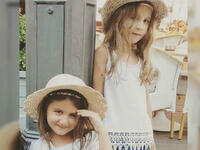 Nancy Ajram's daughters Mila and Ella