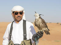 Falconry is an important part of Arab heritage and kind of a big deal in the Gulf! Training falcons is not only a rite of passage for some men, it is a symbol of status too. Some falcons can cost over $ 1 million.  