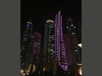 The Ocean Heights residential tower is 310m high and was once planned to be much shorter. The first version of the tower proposed by DAMAS Properties Co. had only 38 floors and second 50. Now with a total of 83 floors, this impressive curved structure stands as the fifth-tallest residential building in the world.