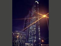 The Rolex Tower is a glittering giant, with 59 floors and not one set purpose. The tower contains apartments, offices retail space, nine-stories of parking space, two exclusive residential penthouses and its lobby features a sleek, modern sculpture by James Clar.