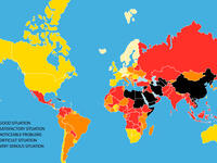 The Press Freedom Index 2017 shows an increase in the number of countries where the media freedom situation is grave. The Index evaluates pluralism, independence of the media, quality of legislative framework and safety of journalists in each country.