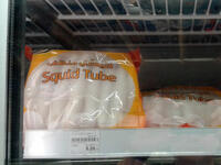 frozen calamari squid tube