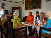 Family visits eid