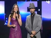 Raya Abirached and Qusai Kheder the hosts for Arabs Got Talent