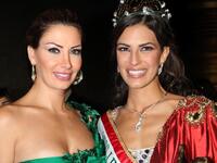 The ex Lebanese beauty queen Christina Sawaya presented the Expatriate Miss Lebanon contest 2011.      