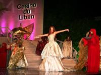 Artiste Dominique Hourani and her dance troupe enchant their audience at Casino du Liban in Jounieh, North of Beirut. 