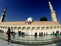 Many people then go to the 'Prophet's Mosque' in Medina, but this is optional.