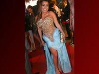Sara el Hani nabs worst dressed Murex D'or in blue