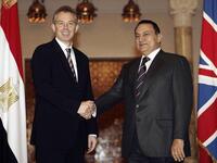 Tony Blair gave him the thumbs up! He impressed Tony Blair til the end, as former British PM, now an envoy to the Israeli-Palestinian peace process, in February 2011, commended him for his role for peace and keeping dangerous elements at bay: Mubarak is 'immensely courageous and a force for good'.