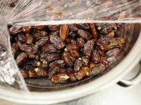 Egypt's 'Balah' or Date market feature of the Holy Month: This month the main 'date' to 
headline the season is 'January 25' Revolution.  Formerly, traditional gimmicks for
date sales had top dates named for favorite celebrities. This year 'Revolutionary dates' usurped the Nancy and 
Haifa versions.
