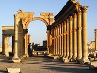 Palmyra in syria attacked.