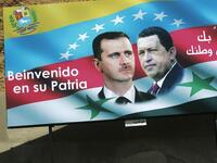 Hugo Chavez & the Syrian - Latin America alliance: Recently, Chavez reiterated his call for respect for independence and sovereignty of all countries, stressing the infringement of any country attacking another's territories. Venezuelan Chavez said in a joint statement with Ahmadinejad recently that he supported Syrian reforms.




