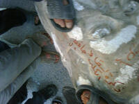 Hafez al-Assad falls in Darra: Protesters haul down a statue of President Assad's father, late president Hafez al-Assad, before security forces open fire from buildings.