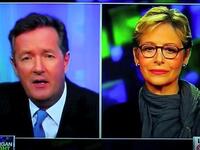 Piers Morgan and Vogue magazine's Joan Buck