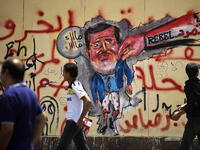 morsi rebel graffiti