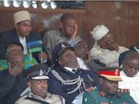 Sudanese officials sneak a few winks