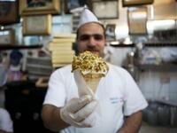 Syria's signature ice-cream in Souk El-Hamidiyeh, Damascus
