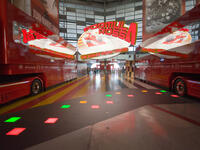 Entrance to the world's fastest roller coaster in Ferrari world theme park. (Shutterstock/ File Photo)