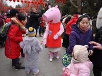 China is marking the arrival of the Year of the Pig with a week-long Spring Festival holiday, the most important festival of the year.
GREG BAKER / AFP