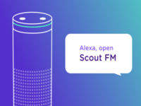 فئة الأكثر تسلية: Scout FM وهو تطبيق لسماع المدونات الصوتية.