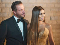 Algerian Amel Bouchoucha and her Lebanese husband Waleed Awada