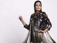 Egyptian actress Amina Khalil does not only celebrate her natural beauty, but also has a unique elegance