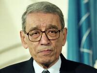 بطرس بطرس غالي:
رحل الدبلوماسي المصري في 16 فبراير/شباط، أول دبلوماسي عربي يشغل منصب الأمين العام للأمم المتحدة عام 1992.