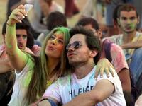 Color Festival in Amman, Jordan. (Xinhua)