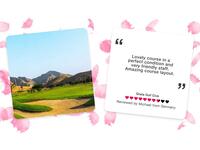 The Most Loved Course in Muscat is: Ghala Golf Club.
Ghala Golf Club started out as a 9 hole course and has since then been transformed into a
challenging 18 hole course. Designed by Bill Longmuir, the course sets into a wadi, with the
dramatic Al-Hajar mountains resting on its sides. 