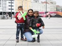 “My father’s body was lying on the ground with his head split open. Part of his brain was on the street. I was young and naïve. I remember thinking: ‘It will be OK. He just needs an operation.’” (Vienna, Austria)