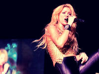 Morocco on the Mideast leg of her World tour: headlining the Mawazine festival –  she expressed a desire to sing Arabic, inspired by the Maghrabi air.  She didn't escape criticism for playing at this 'King's festival', as locals are labeling the decadent costly affair, during times of Arab unrest.